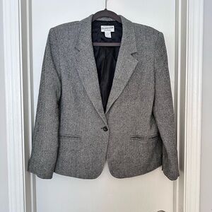 Pendleton Women's Wool Herringbone Blazer - Sz 12